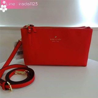 Spade 2 zips crossbody bag ของแท้ ราคาถูก