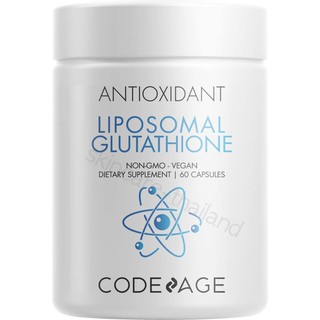 Codeage Liposomal Glutathione ไลโปโซมกลูต้าไธโอน 60 แคปซูล (โค้ดเอจ) Setria L-Glutathione, Phospholipid Complex