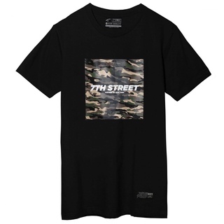 ผ้าฝ้ายแท้【COD】 7th Street เสื้อยืด รุ่น BAM002S-5XL