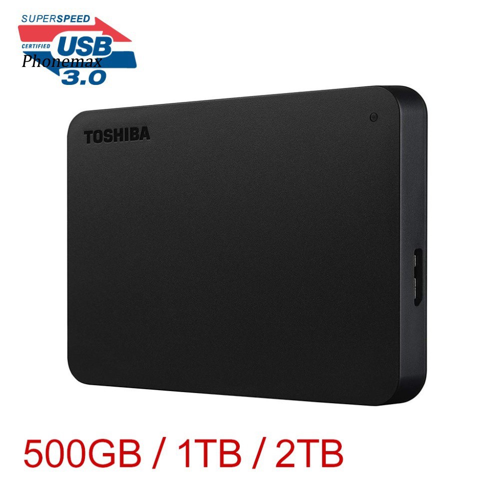 100% Brand New External Hard Disk USB 3.0 2.5 Inch Toshiba Canvio 500GB / 1TB / 2TB