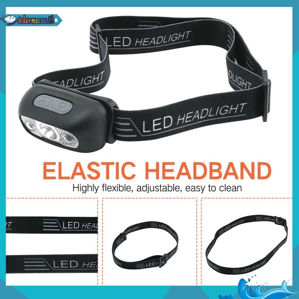 20000LM XM-L T6 LED Fisheye Headlamp Headlight Lamp Light Torch w/ Blue Head 