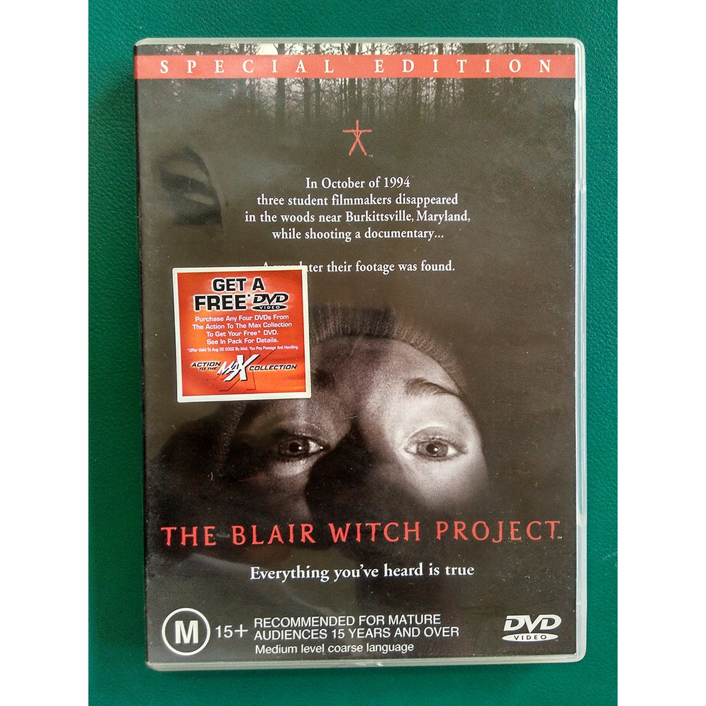 ดีวีดีนําเข้า: THE BLAIR WITCH PROJECT (1999)