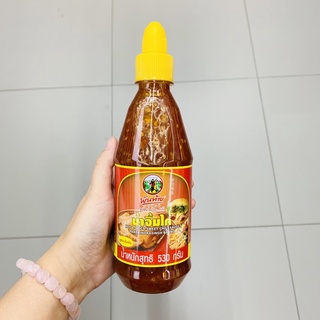 🌶🐔 น้ำจิ้มไก่ เข้มข้น Hot &amp; Spicy Sweet Chilli sauce ตรา พันท้ายนรสิงห์ ขนาด 530g ขวดพลาสติก