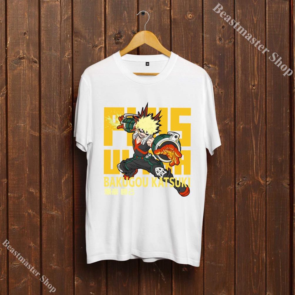 เสื้อ Katsuki Bakugou Unisex - Unisex My Hero Academia - เสื้อยืดบุคลิกภาพ Katsuki Bakugou - MHA-026