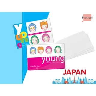 เอเวอร์กรีน กระดาษซับหน้ามัน ยัง เนเจอรัลเฟซ 100 แผ่น / Evergreen Young Natural Face Facial Blotters 100 pcs.