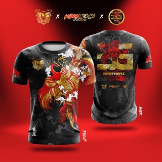 [[พร้อมส่ง]] Phoenix &amp; DRAGON FULL SUBLIMATION SHIRT BLACK (DPB)