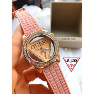 GUESS สายยาง byMMTIME Annนาฬิกาแบรนด์แฟชั่น สินค้าพร้อมกล่อง ขนาดนาฬิกา3.5cm