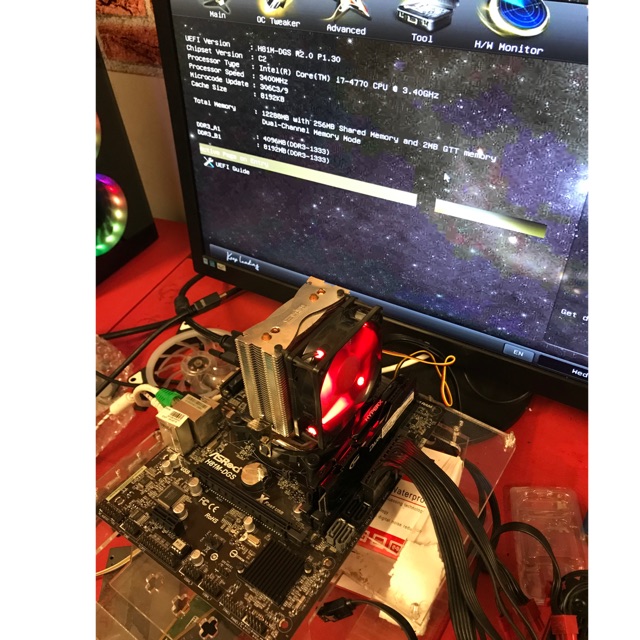 Cpu intel i7 4770 +mb asrock h81m dgs