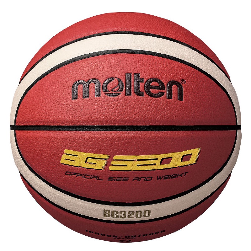 MOLTEN BG3200  บาสเกตบอลหนัง PU เบอร์7 Indoor/Outdoor Basketball บาสเกตบอล ของแท้ ***แถมเข็ม+ตาข่ายใ