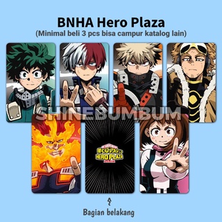 โฟโต้การ์ด ลายการ์ตูนอนิเมะ Boku no Hero Academia Hero Plaza 2 ด้าน