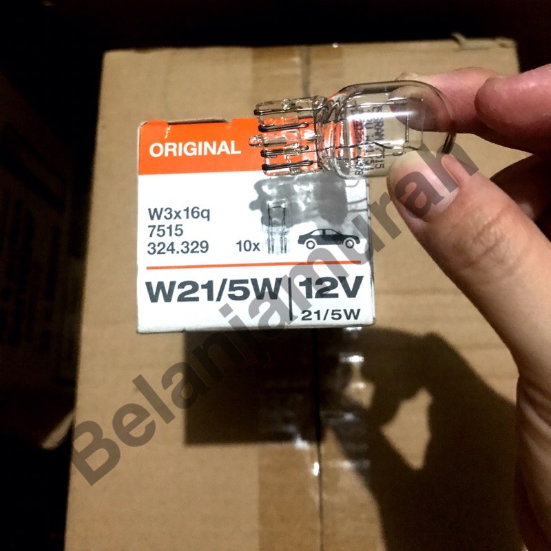 OSRAM 100% ORIGINAL T20 ไฟเบรค Plug-in 2 12V