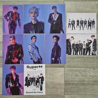 โปสการ์ด SuperM Super M Beyond Live Beyond the Future Concert Postcard Book Taemin Baekhyun Kai Mark Lucas Ten Taeyong