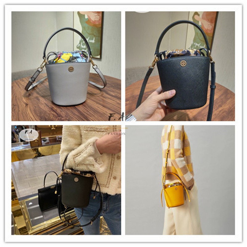  (ของแท้ 100%) TORY BURCH ROBINSON MINI BUCKET BAG  กระเป๋าสะพายข้างผู้หญิง / กระเป๋าถือสุภาพสตรี / ใหม่กระเป๋าทรงถังข | Shopee  Thailand