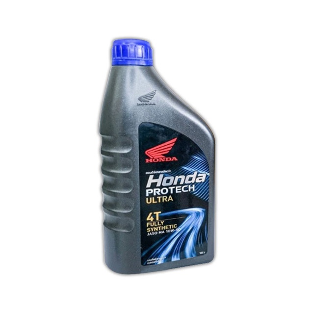 น้ำมันเครื่องสังเคราะห์แท้ 100% HONDA PROTECH ULTRA 4T /1 ลิตร/ JASO 10W-30 / MA (รับประกันน้ำมันเคร