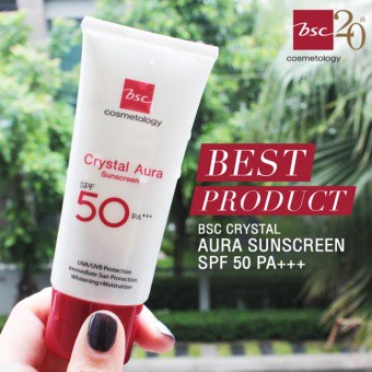 BSC CRYSTAL AURA SUNSCREEN SPF50 PA+++
