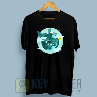 เสื้อยืด พิมพ์ลาย Go Green Save The Earth Keep Natural Earth 11