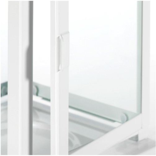 ตะเกียงเทียนทรงสี่เหลี่ยมสวยงาม มีหูหิ้วแขวนได้ ใส่เทียนแท่งให้แสงสว่างนวลตายาวนาน สูง 28 cm. x กว้าง 15 cm. - รูปที่ 3