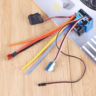 deceeble hot brushless 120 a esc อุปกรณ์เซ็นเซอร์ควบคุมความเร็วสําหรับ 1:8 1:10 rc car/truck crawler rc car