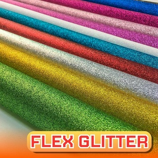 เฟล็กติดเสื้อ flex gritter เฟล็กตัดกากเพชร ระยิบระยับ เฟล็กซ์กากเพชรรีดติดเสื้อ