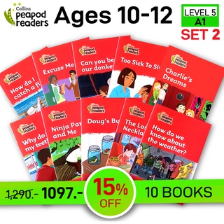 DKTODAY หนังสือ COLLINS PEAPOD READERS 5 SET 2 ในชุดมี 10 เล่ม