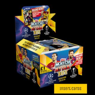 การ์ดนักฟุตบอล 19/20 Match Attax 101 ใบ Insert Cards