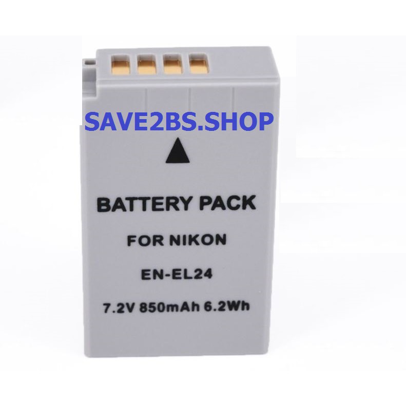 แบตกล้องNIKON EN-EL24for Nikon แบตเตอรี่สำหรับกล้อง นิคอน รหัสแบต EN-EL24 \ ENEL24 Replacement Battery for Nikon 1 J5, D