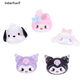 [InterfunT] แผ่นแพทช์ ลายการ์ตูนอนิเมะ Sanrio DIY อุปกรณ์เสริม สําหรับตู้เย็น 10 ชิ้น