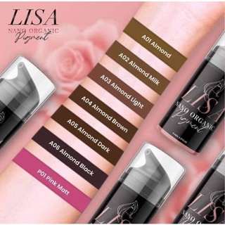 สีสักคิ้ว LISA สีสักคิ้ว สีสักปาก สีคุณภาพ ติดดีมาก