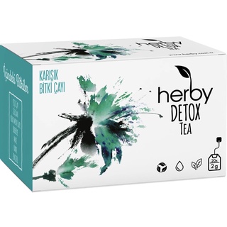 Herby Detox Tea, 20 Bags / ชาดีท็อกซ์ ขับสารพิษ