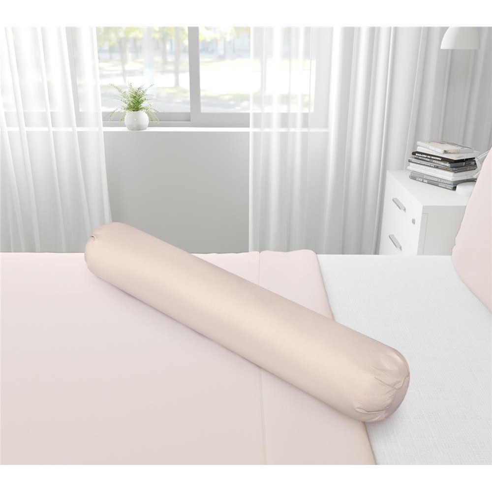 Homebase HLS หมอนโพลีเอสเตอร์มาตรฐานโรงแรมนุ่มพิเศษ 32.5x20x107.5CM สีน้ําตาล