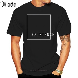 เสื้อยืดแขนสั้น คอกลม พิมพ์ลายตัวอักษร EXISTENCE - Aesthetic Vaporwave Meme แฟชั่นฤดูร้อน สําหรับผู้ชาย 899058Size S-5XL