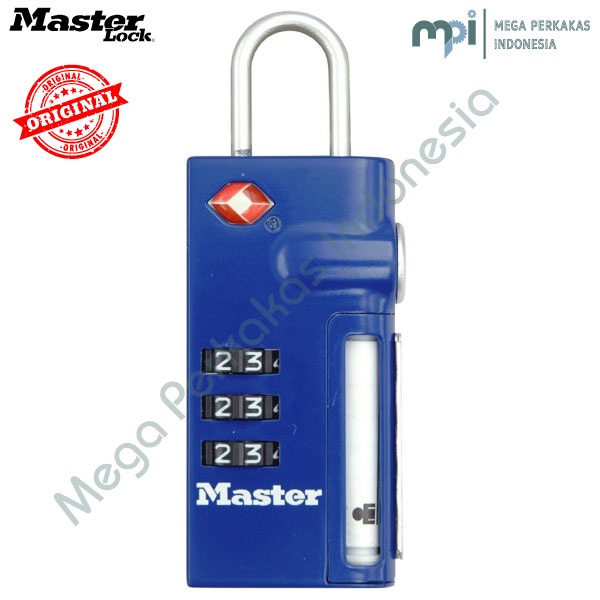 ล้างโกดัง Master Lock Travel Lock 4693 EURDBLU รวม TSA