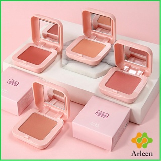 Arleen บลัชออนปัดแก้มโทนส้ม ชมพูพีช ปรับหน้าขาวสว่าง มีออร่า blush