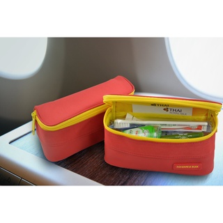 กระเป๋าใส่ของใช้สำหรับการเดินทาง การบินไทย (ยี่ห้อดัง)  //  Thai Airways Amenity Bag (Travel Kit) Brandname