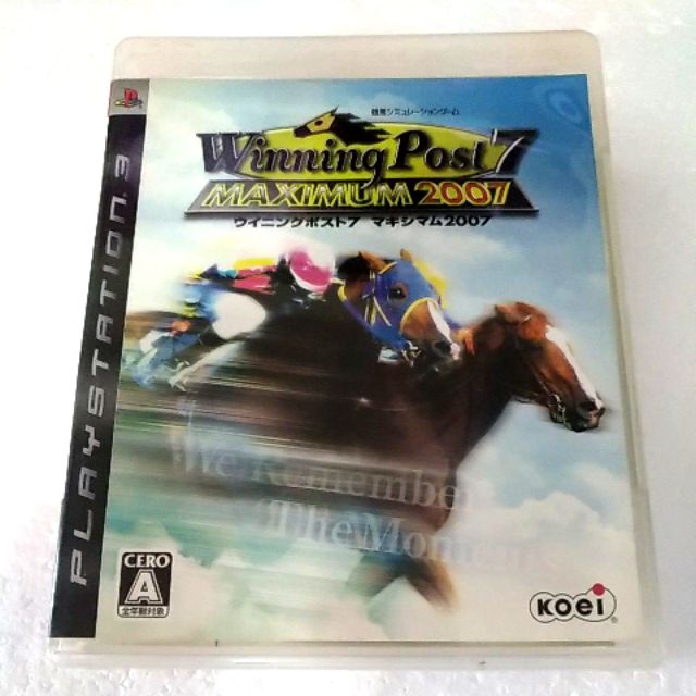 แผ่นแท้เกม PS3  winning post 2007( jp)