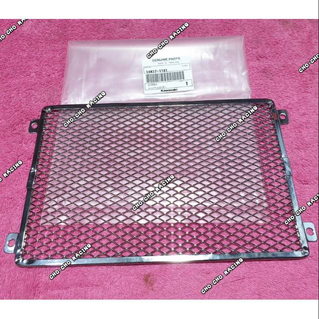 (181) LIS LIST NET COVER RADIATOR PROTECTIVE LID CHROME NINJA 150 R RL M SS