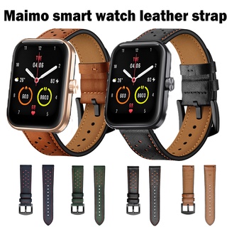 Maimo smartwatch สายหนัง สายนาฬิกาข้อมือ สาย Maimo นาฬิกาสมาร์ท สายรัด Maimo smartwatch