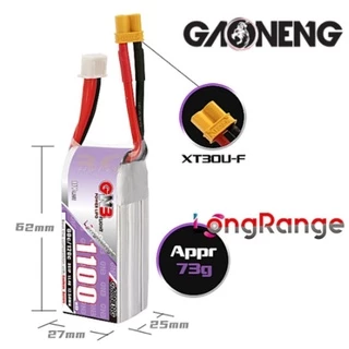 [แบตเตอรี่ 2เซล] GNB LiPo Battery 2s 300mah - 3500mah XT30 PH2.0 GNB27 HV แบตเตอรี่ (สอบถามสต๊อคก่อนสั่งค่ะ)