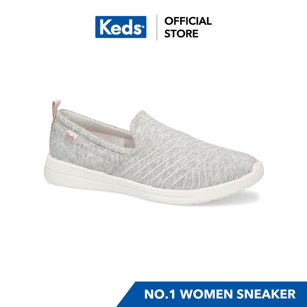 KEDS WF60451 STUDIO HART JERSEY / LT GREY รองเท้าผ้าใบ แบบสวม สีเทา