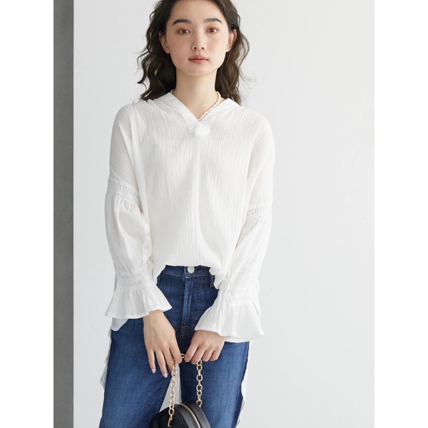 CARE LORiE เชิ้ต American Holic คอวี จั๊มปลายแขน #Oversize #Plussize