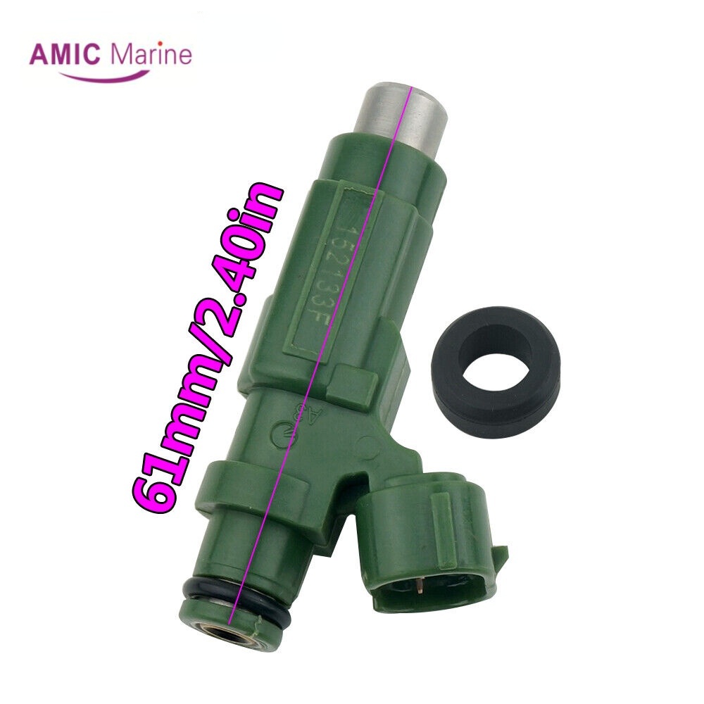 AMIC Professional Marine อะไหล่63P-13761-01 หัวฉีดน้ํามันเชื้อเพลิงสีเขียวรุ่นใหม่สําหรับ Yamaha Out