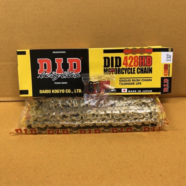 โซ่ทองDID 428HD 132L (ข้อหนา) มีเก็บปลายทาง