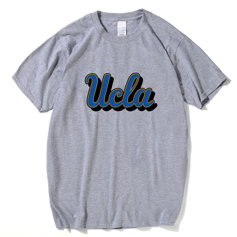 T-shirt  เสื้อยืด พิมพ์ลายตัวอักษร University Of California Ucla Bruins Los Angeles สําหรับผู้ชายS-5XL