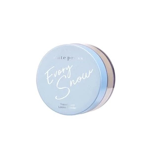 ส่งด่วน/ของแท้/ราคาถูกCute Press Evory Snow Translucent Loose Powder อิเวอร์รี่ สโนว์ ทรานสลูเซนท์ ลูส พาวเดอร์ แป้งฝุ่น