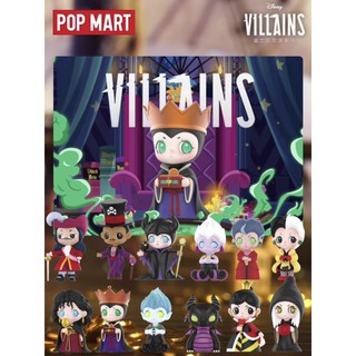 【ของแท้】ตุ๊กตาฟิกเกอร์ Disney Vilians Series Popmart น่ารัก พร้อมส่ง