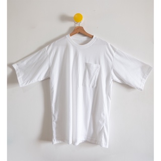 เสื้อยืด Oversize Cotton 100% ขาว