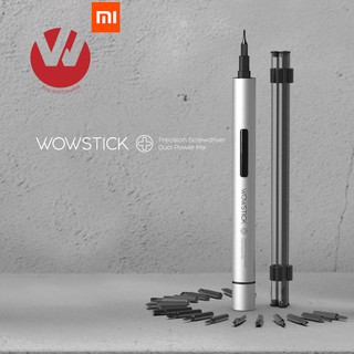 [HOT🔥]Xiaomi Wowstick Electric Screw Driver 1F + 64 In 1 ไร้สายไขควงไฟฟ้า Mi ลิเธียมไอออนชาร์จชุดขับสกรูอำนาจ LED Mijia