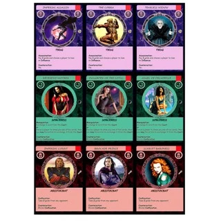 เกมกระดานยอดนิยม Coup Basic และ Coup Reformation English Edition การ์ดเกม