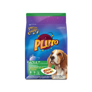 Pluto (พลูโต) รสอกไก่รมควันและผัก อาหารสำหรับสุนัขสายพันธุ์ใหญ่ อายุ 1 ปีขึ้นไป ขนาด 1.5 KG