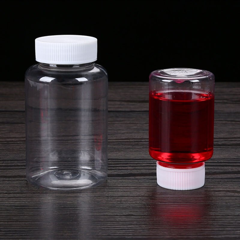 Yni 15ml/20ml/30ml/50ml พลาสติก PET โปร่งใสขวดเปล่าซีลผงยา Vial คอนเทนเนอร์ Reagent บรรจุขวด